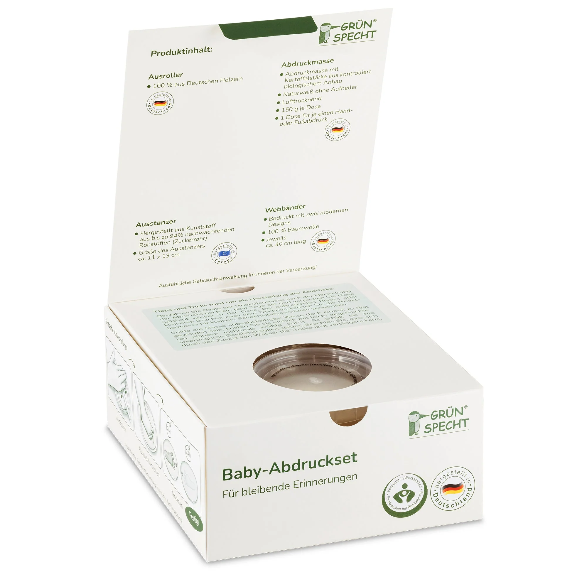 Bio-Baby-Abdruckset, 2 Dosen - Image 3