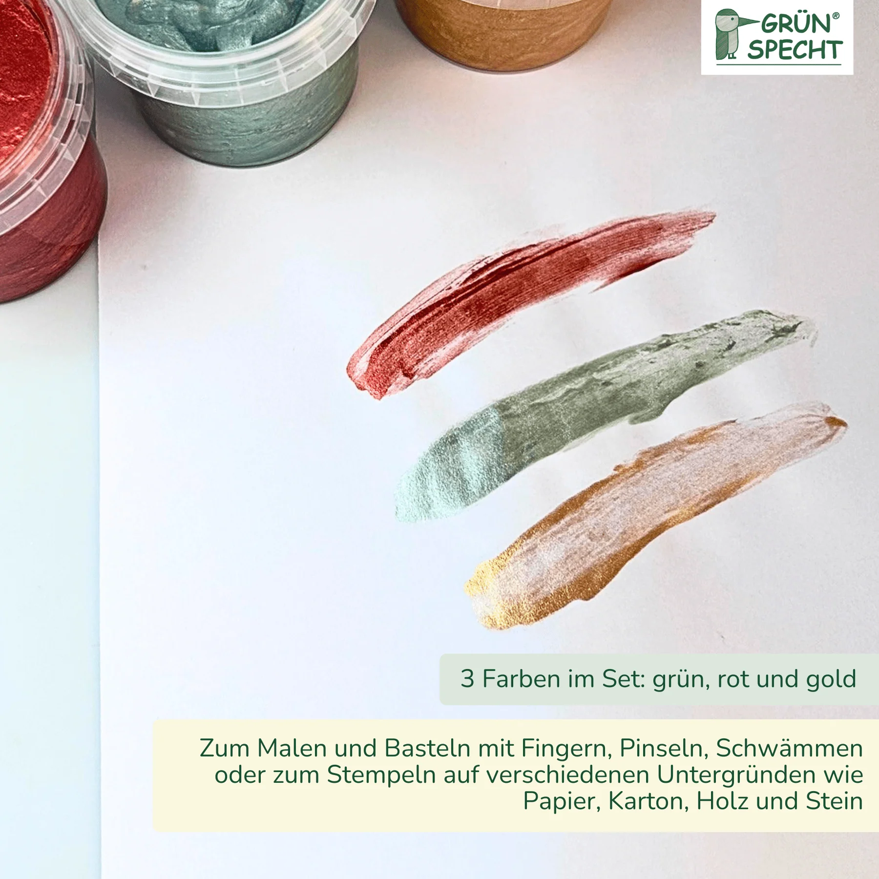 Fingermalfarbe Glitzer - Image 10