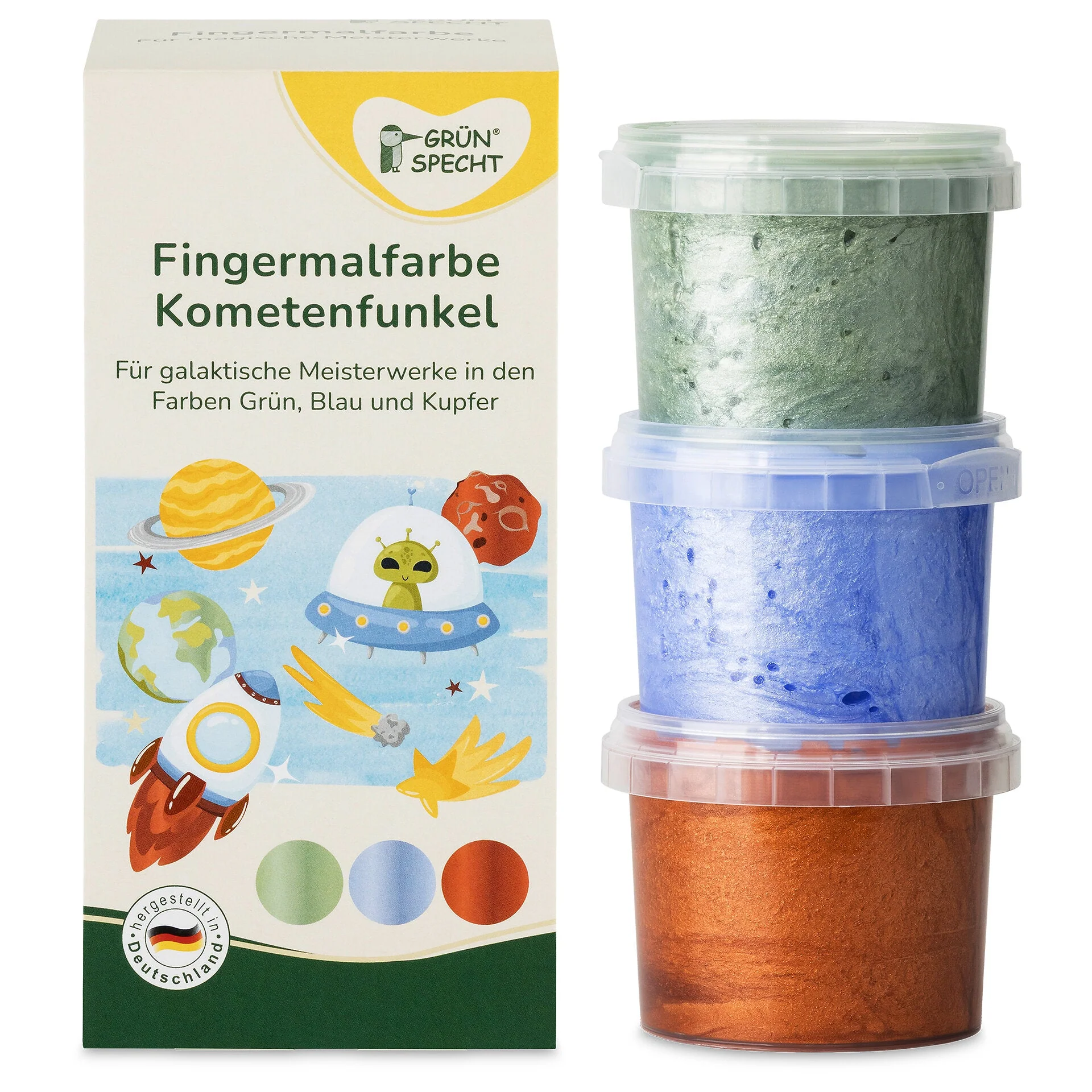 Fingermalfarbe Glitzer - Image 3