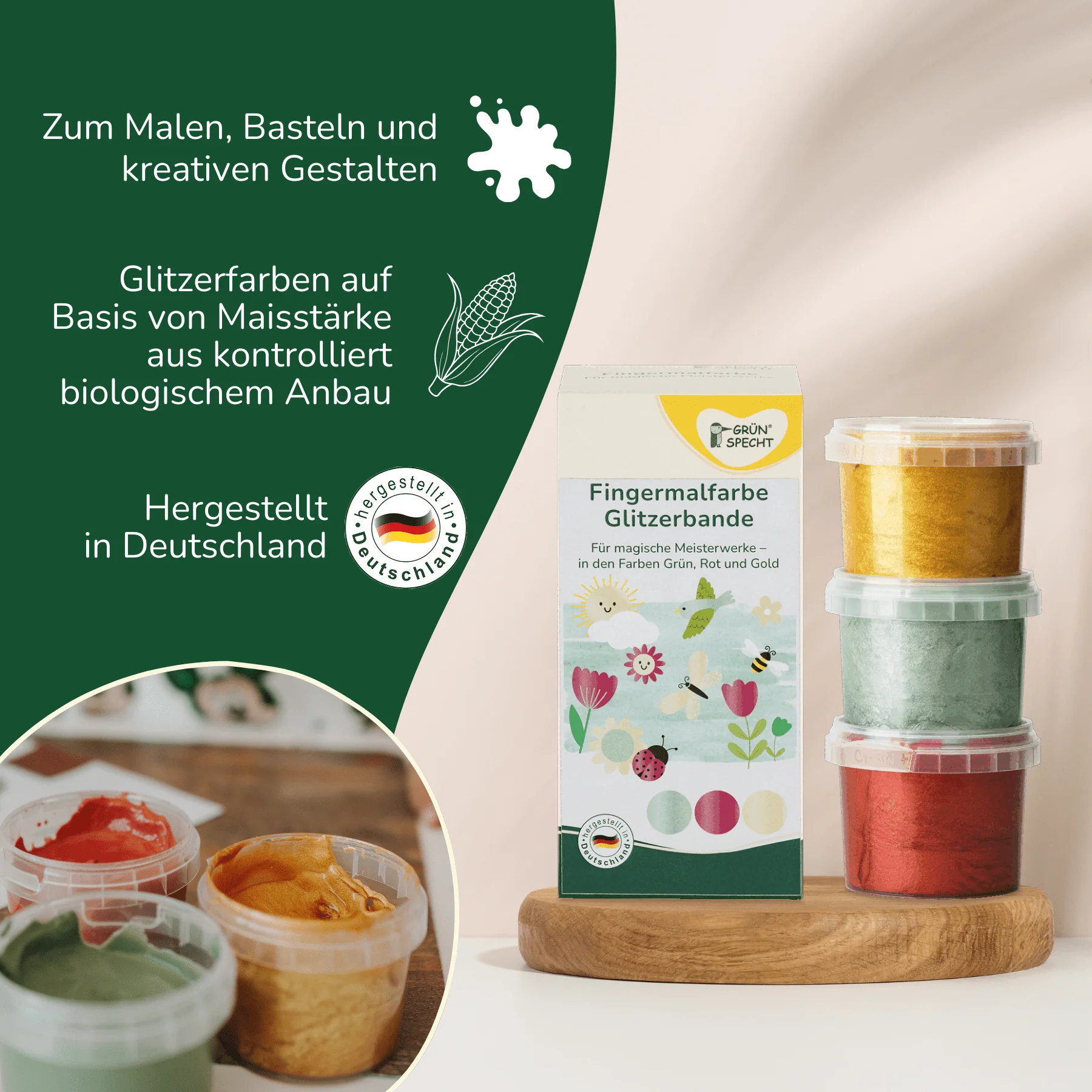 Fingermalfarbe Glitzer - Image 7