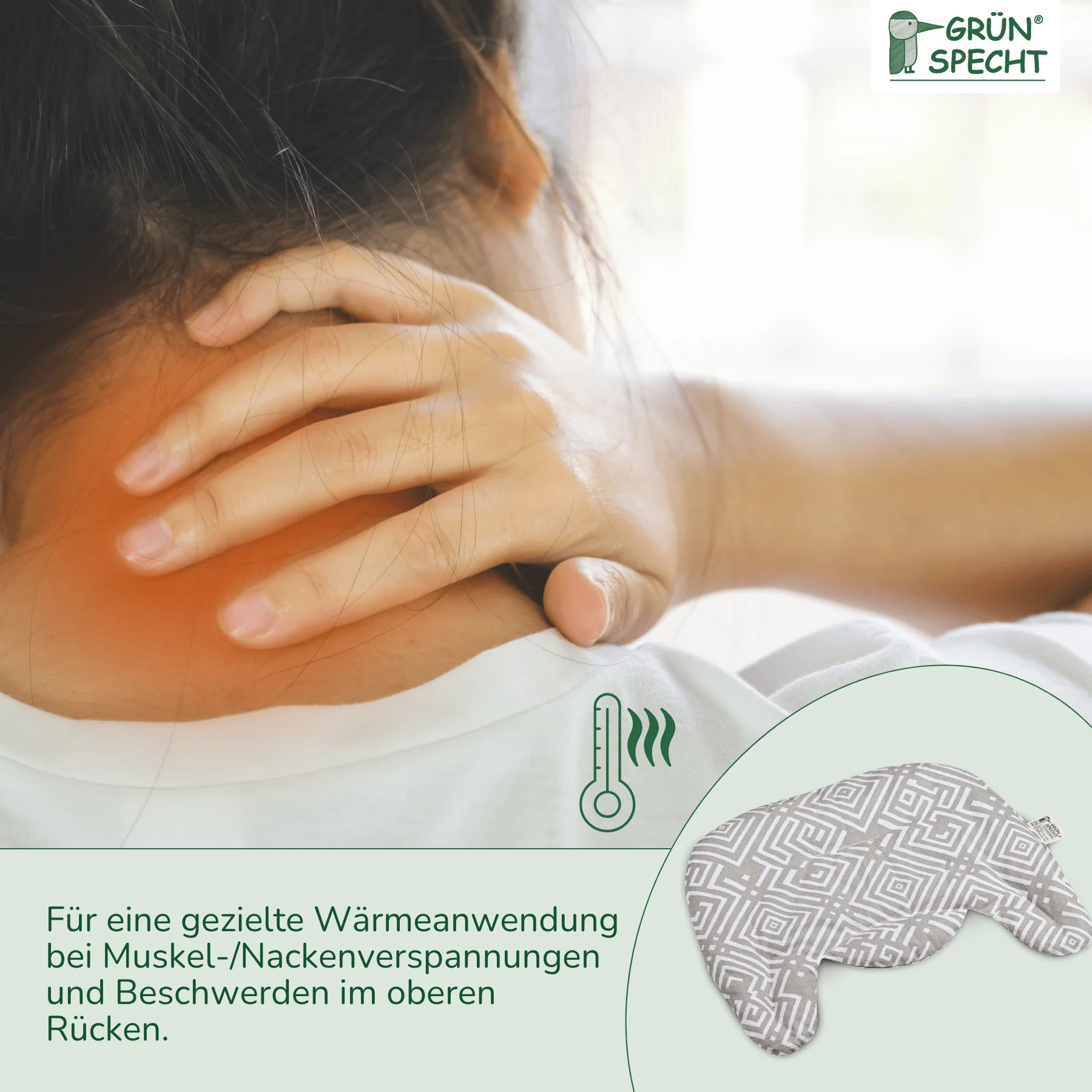 Kirschkern Nackenkissen mit Kragen - Image 7