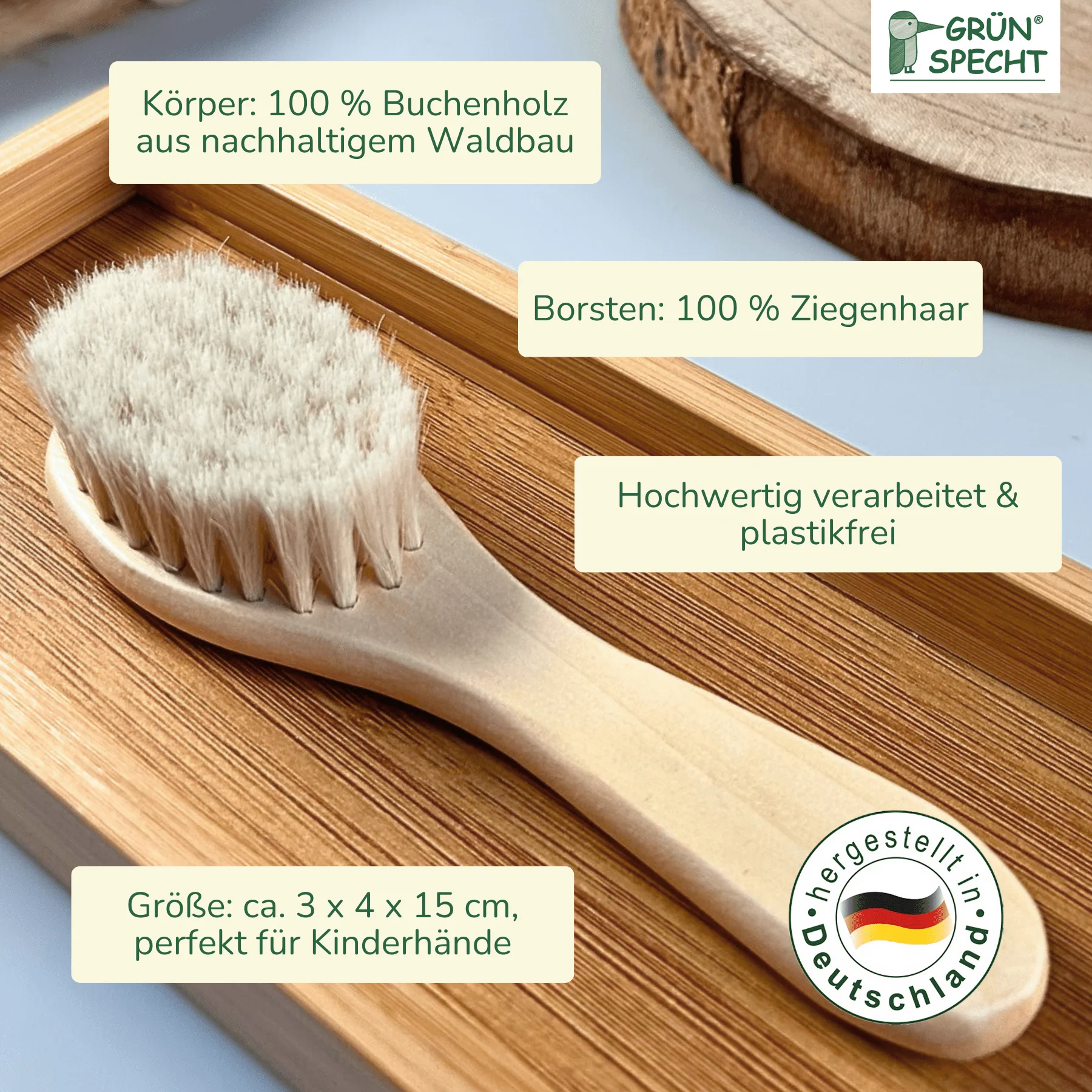Babybürste aus Naturhaar - Image 8