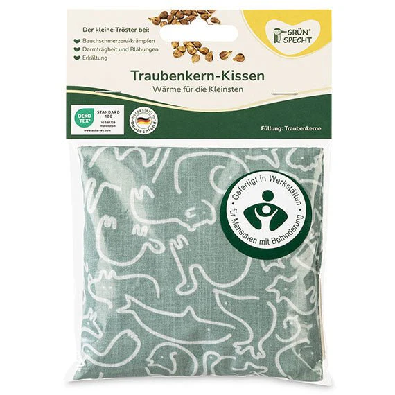 Traubenkern-Kissen, 12 x 12 cm - Image 9